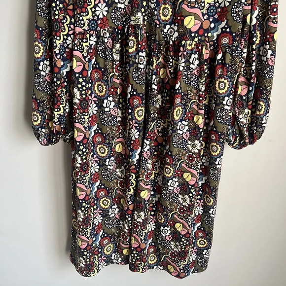 Boden Button-through Jersey Dress - Picture 6 of 11